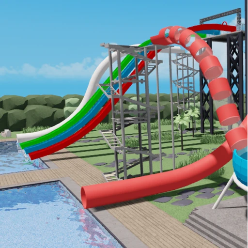 [NEW!💧] Outdoor Water Park Simulator