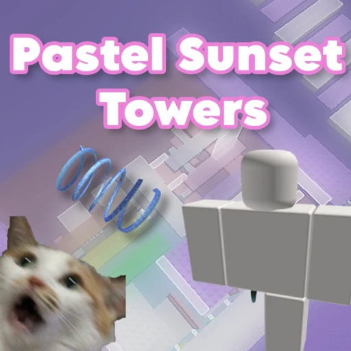 ☁️Pastel Sunset Towers w/ Korblox and Gravity coil