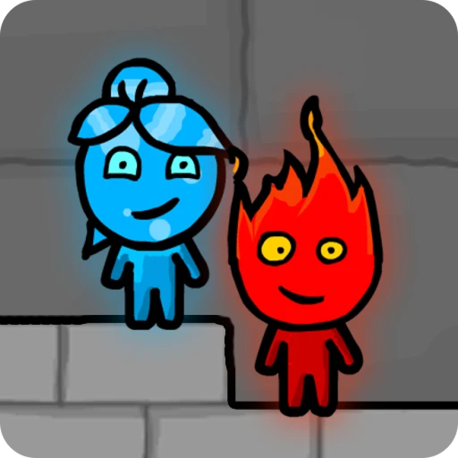 2 Player Fireboy & Watergirl Obby