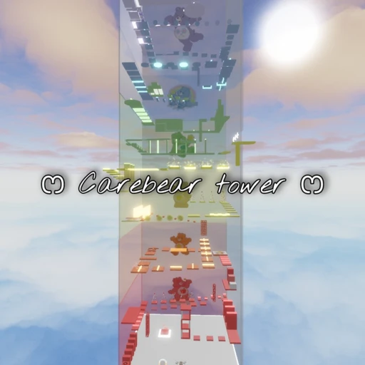 Rainbow carebear Tower