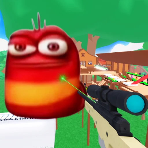 🐛Survive And Kill RED LARVA The Killer 🔪