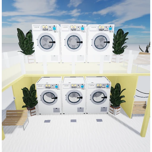 Outdoor Washing Machines that clean you!- OPEN!