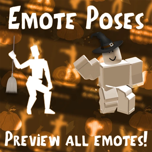 Emote Poses (Try Emotes & Edit Profile Picture!)