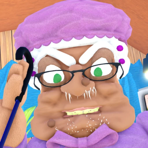 EVIL GRANDMA ESCAPE! (FIRST PERSON OBBY!)