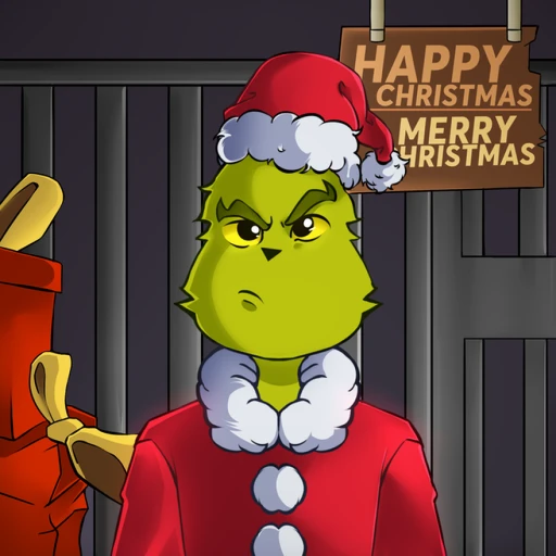 🎄GRINCH BARRY'S PRISON RUN!! ❄️ (OBBY!)🎁