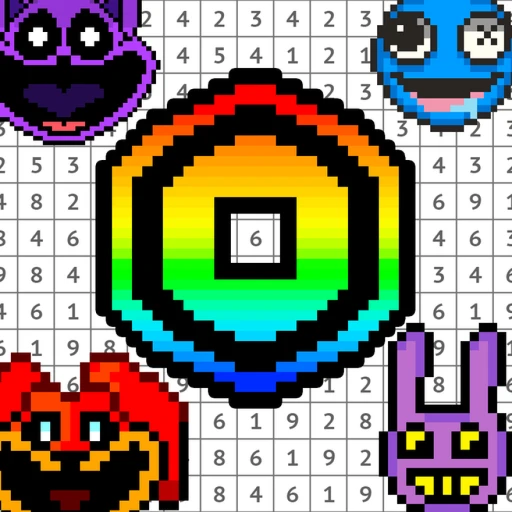 Color by Number ❤️ best pixel art