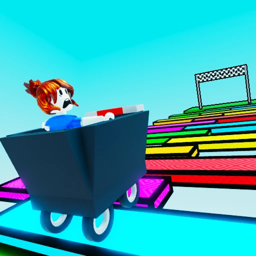 Obby But You're on a Cart