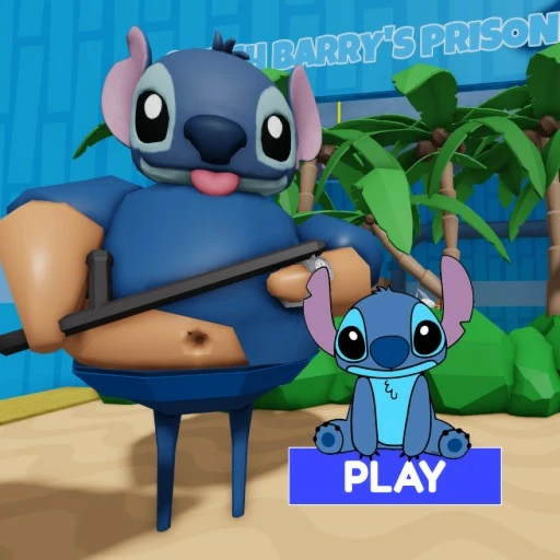 [🌊NEW!] STITCH BARRY'S PRISON RUN! (Obby)(Update)