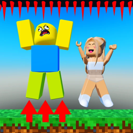Obby but you can't stop jumping