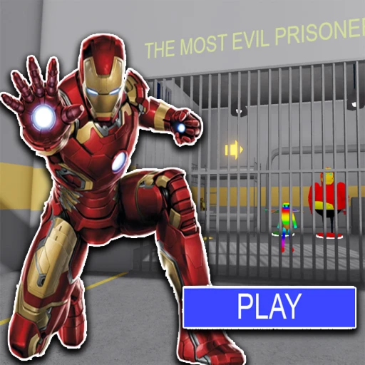 🔒IRON MAN PRISON RUN OBBY [FIRST PERSON!]