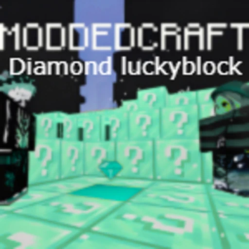 ⛏️ModdedCraft💎 DIAMONDLUCKY BLOCK!!