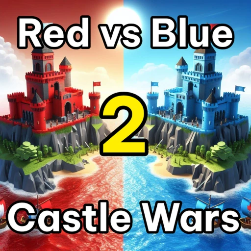 🏰 Red vs Blue - Gun Battle / Castle Wars 2 🏰