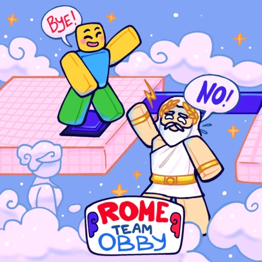 Teamwork Puzzles but in ROME | Obby ver 1.3 🏛