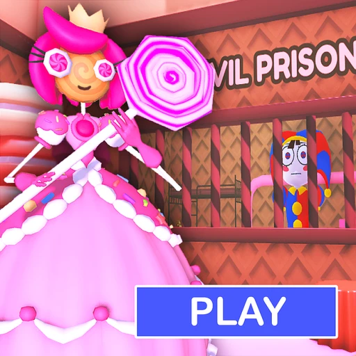 🍭 DIGITAL CIRCUS CANDY LAND PRISON RUN! (Obby) 