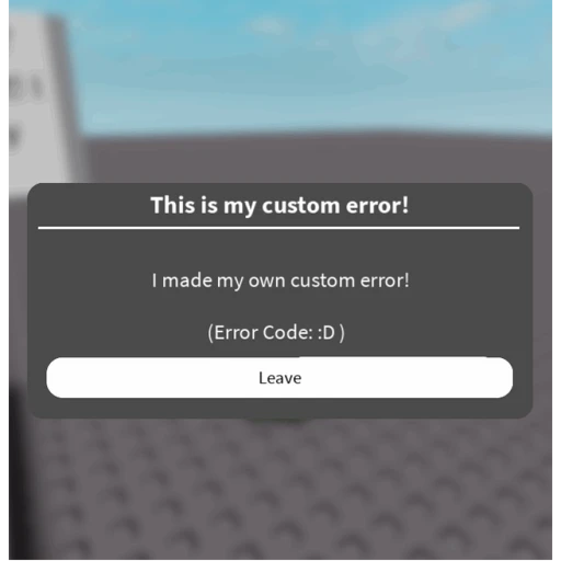 Roblox Error Maker [Winter Update]