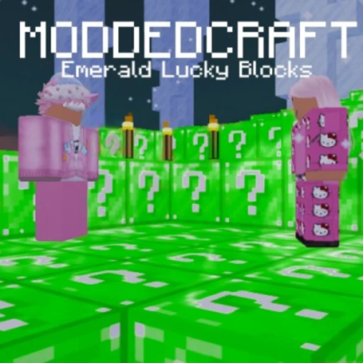 ⛏️ModdedCraft💚 (EMERALD LUCKY BLOCKS)