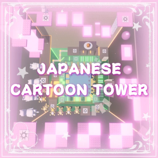 🌸Japanese Cartoon Tower [NEW! KEROPPI UPDATE 🐸]