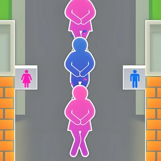 Toilet Line Simulator