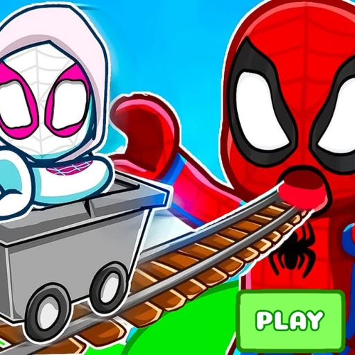 🕷️🔥ESCAPE SPIDERMAN CART RIDE! 🔥🕷️