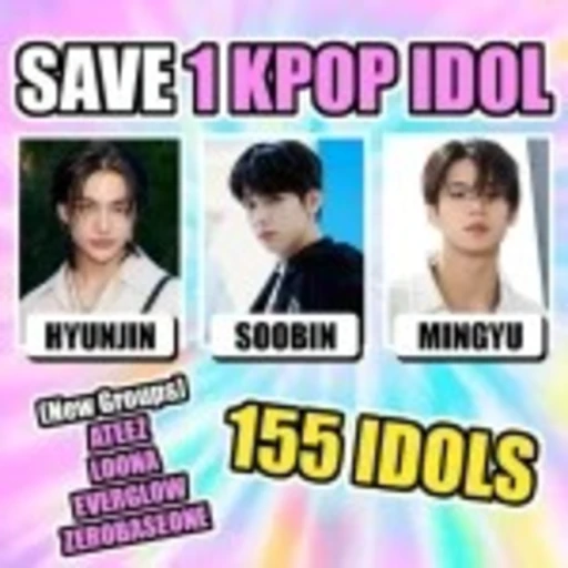 Save One Kpop Idol (155 Idols)