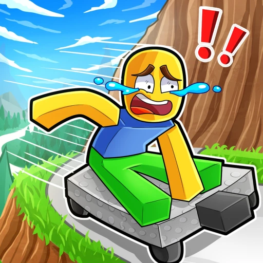 [2X DISTANCE] Ride A Cart Down A Slide