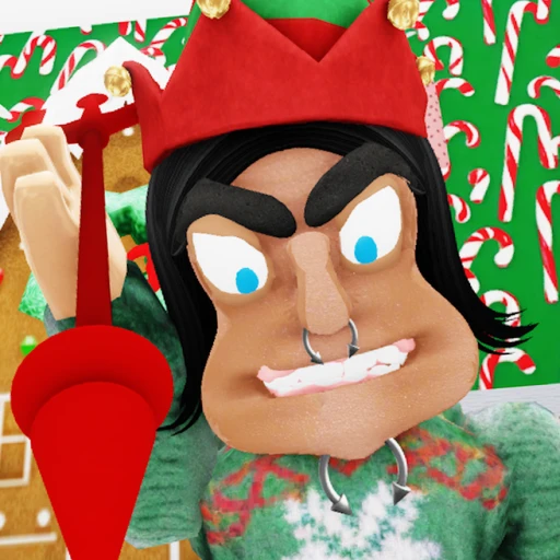 ELF BABYSITTER ESCAPE! (CHRISTMAS TEAMWORK OBBY!)