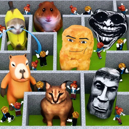 100 Players Meme Maze