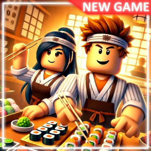 🍣 2 PLAYER SUSHI RESTAURANT TYCOON! 🍥