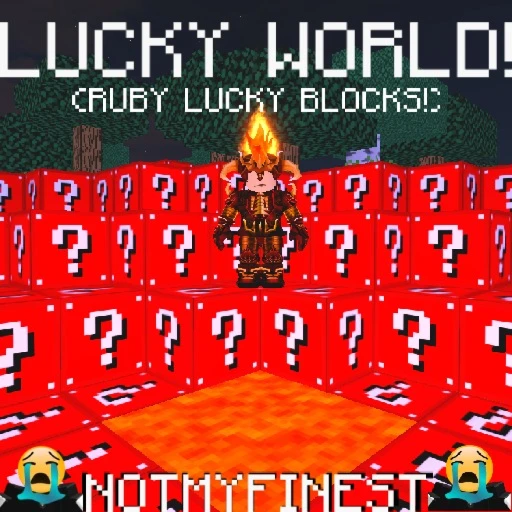 Lucky World!❤️(RUBY LUCKY BLOCKS!)