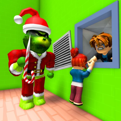 Teamwork Grinch Escape! (TEAM OBBY)