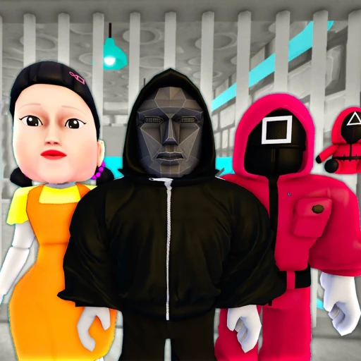 🦑 SQUID GAME FAMILY PRISON RUN ESCAPE! (Obby)