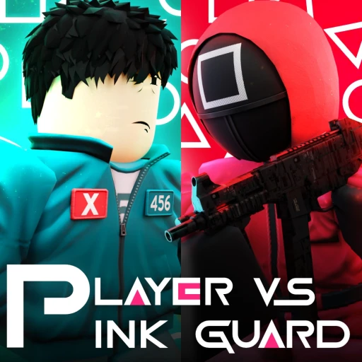 Player vs Pink Guard [Squid Game]