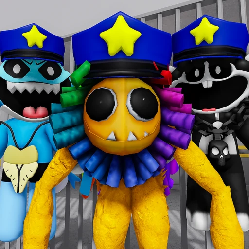 POPPY POLICE FAMILY PRISON RUN ESCAPE! (Obby)