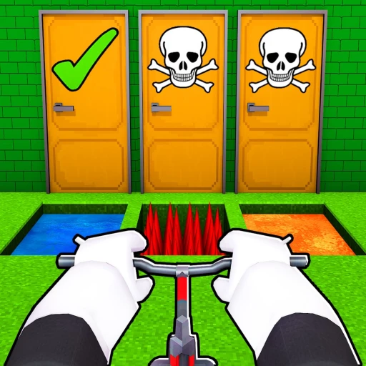 🚪Pick A Door But You're On A Bike!