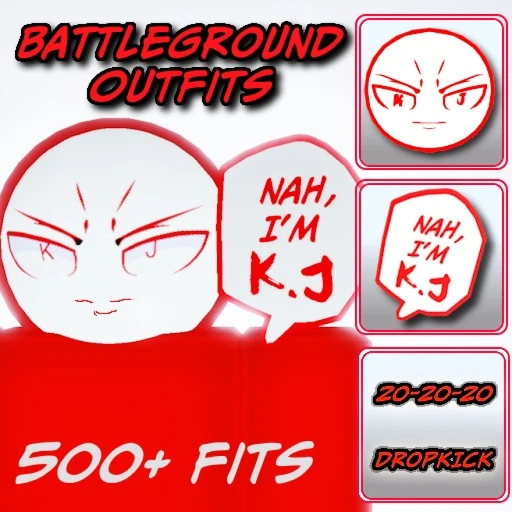 [ KJ ] Battleground Outfits (ANIME/INVINCIBLE)