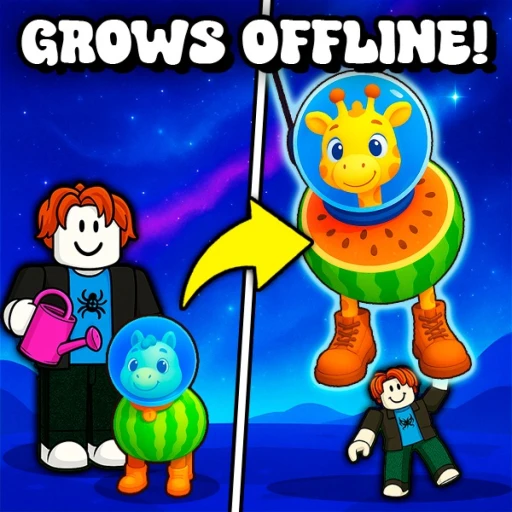 Grow a Brainrot [ Giraffa Celeste ]