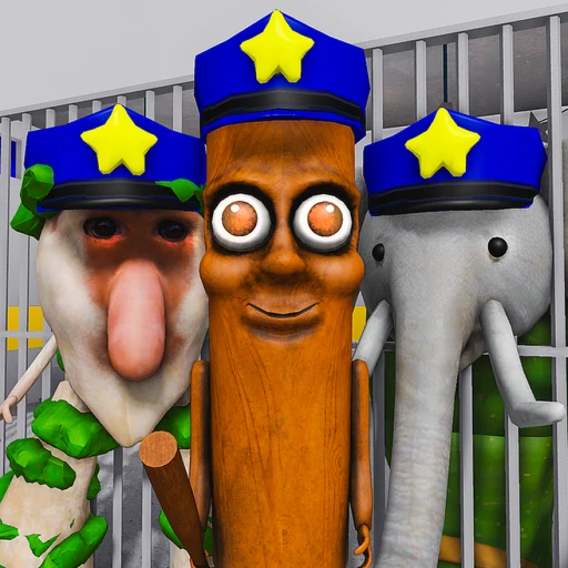 BRAINROT POLICE FAMILY PRISON RUN ESCAPE! (Obby)