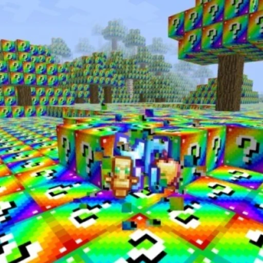 ⛏️ModdedCraft🌈 (RAIINBOW LUCKY BLOCKS)
