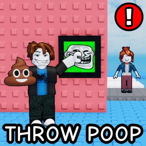 Throw Poop Troll Tower 💩