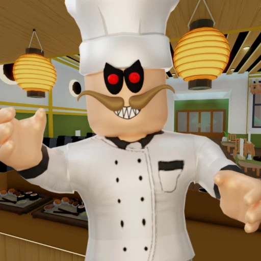 Escape Evil Suhi Chef OBBY! (NEW)