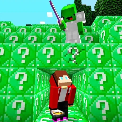 ⛏️ModdedCraft💚 (EMERALD LUCKY BLOCKS)