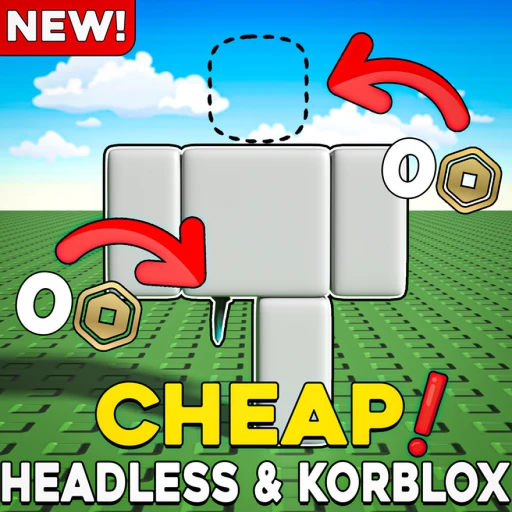  Cheap UGC Headless & Korblox Hangout