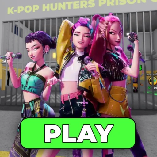 K-POP HUNTERS PRISON RUN! (Obby)