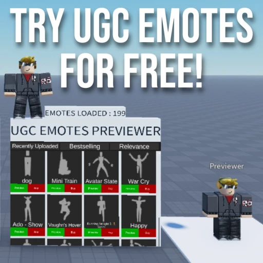 Try UGC Emotes For FREE!