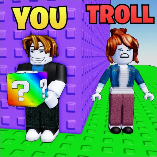 Lucky Block Troll Tower