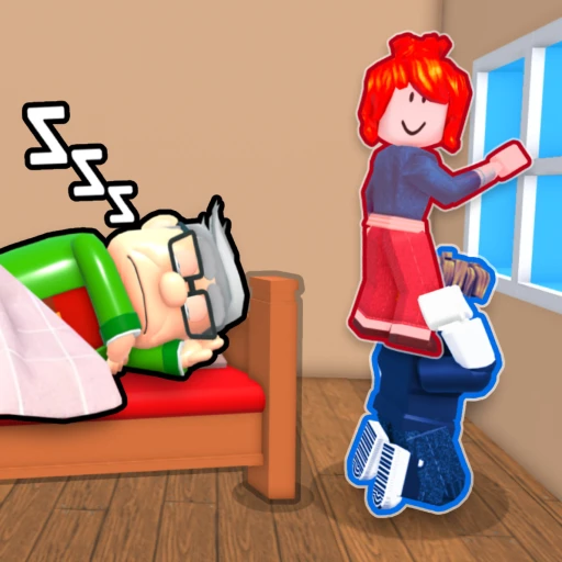 TEAM EVIL GRANDPA ESCAPE!👴🏻 (TEAMWORK OBBY)