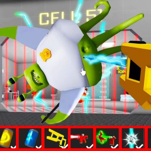 [WITH ITEMS!] POLICE ALIEN ESCAPE PRISON!