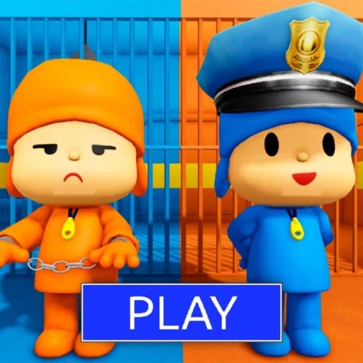 POCOYO PRISONER VS POLICE PRISON RUN! (Obby)
