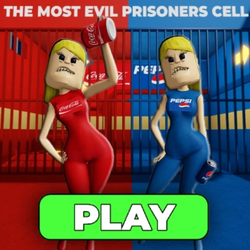 COCA-COLA VS PEPSI WOMAN PRISON RUN! (Obby)