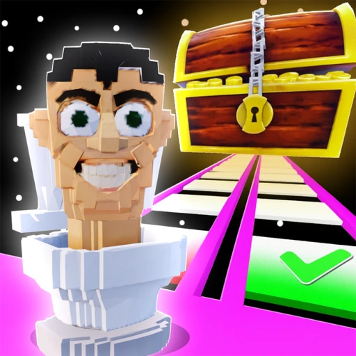 Skibidi Toilet Glass Bridge 